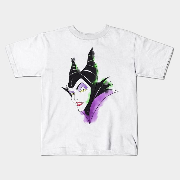 Mistress of all evil Kids T-Shirt by Ginny Heart Lab